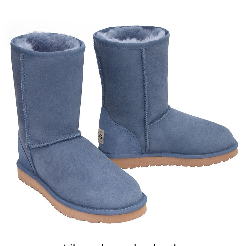 UGG Australia WOMENS CLASSIC SHORT II 2.0 Sheepskin Shearling Cascade Size 7